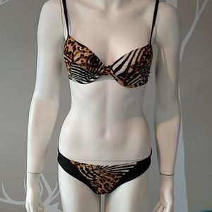 Women's bikini animal print S
